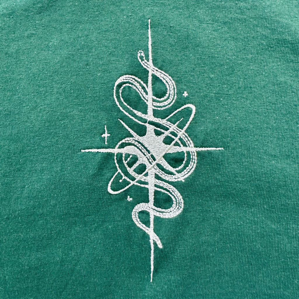 Soul Serpent Heavy Embroidered Tee