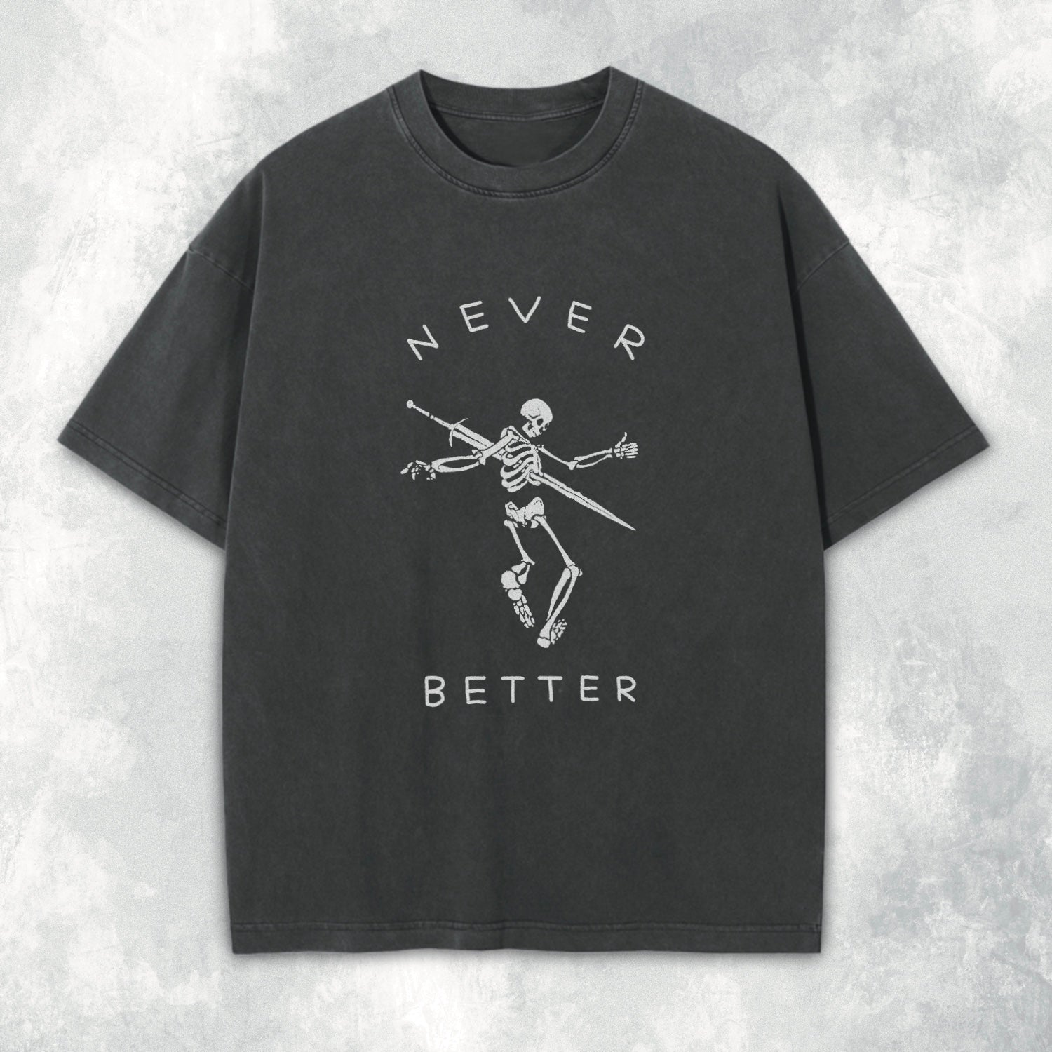 Never Better Skele Heavyweight Tee