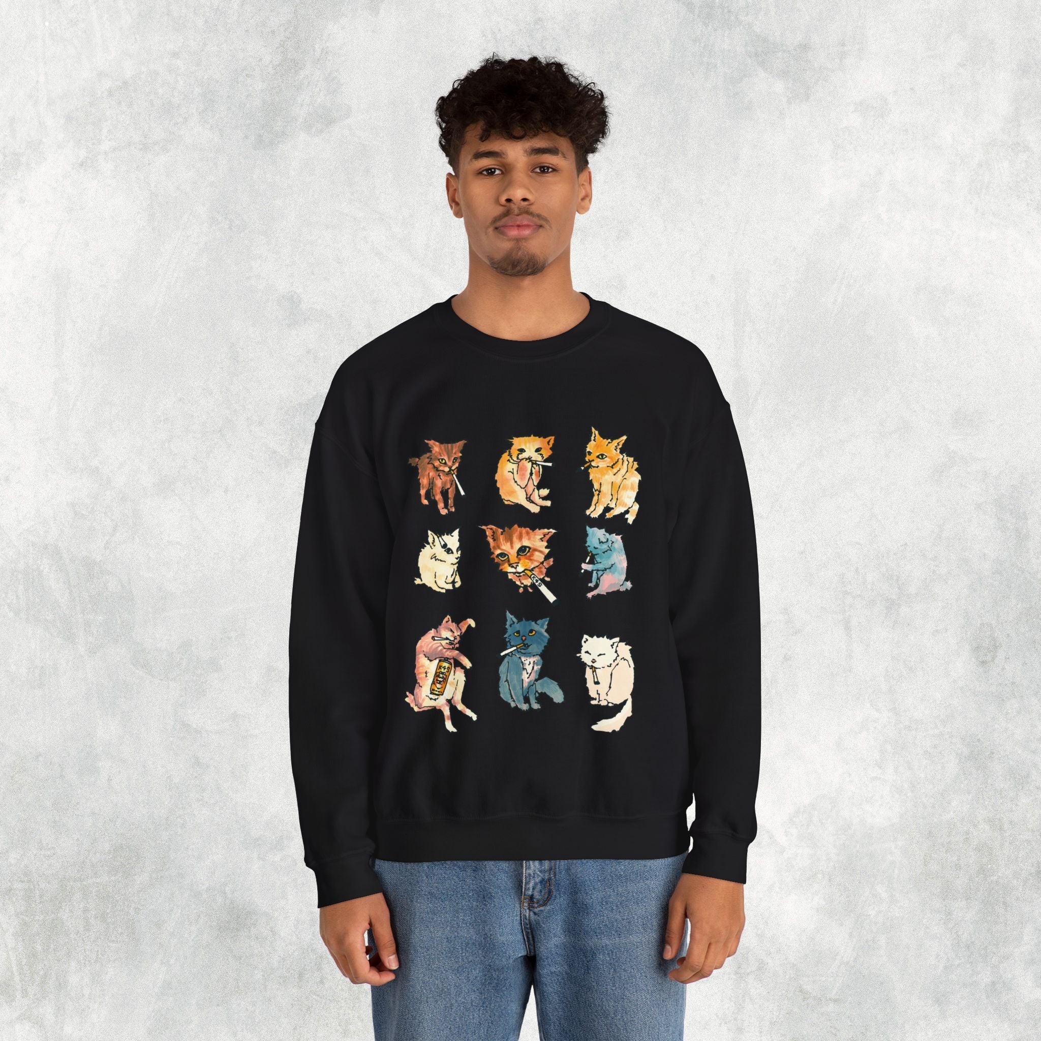 Kitty Ciggy Gang Sweater