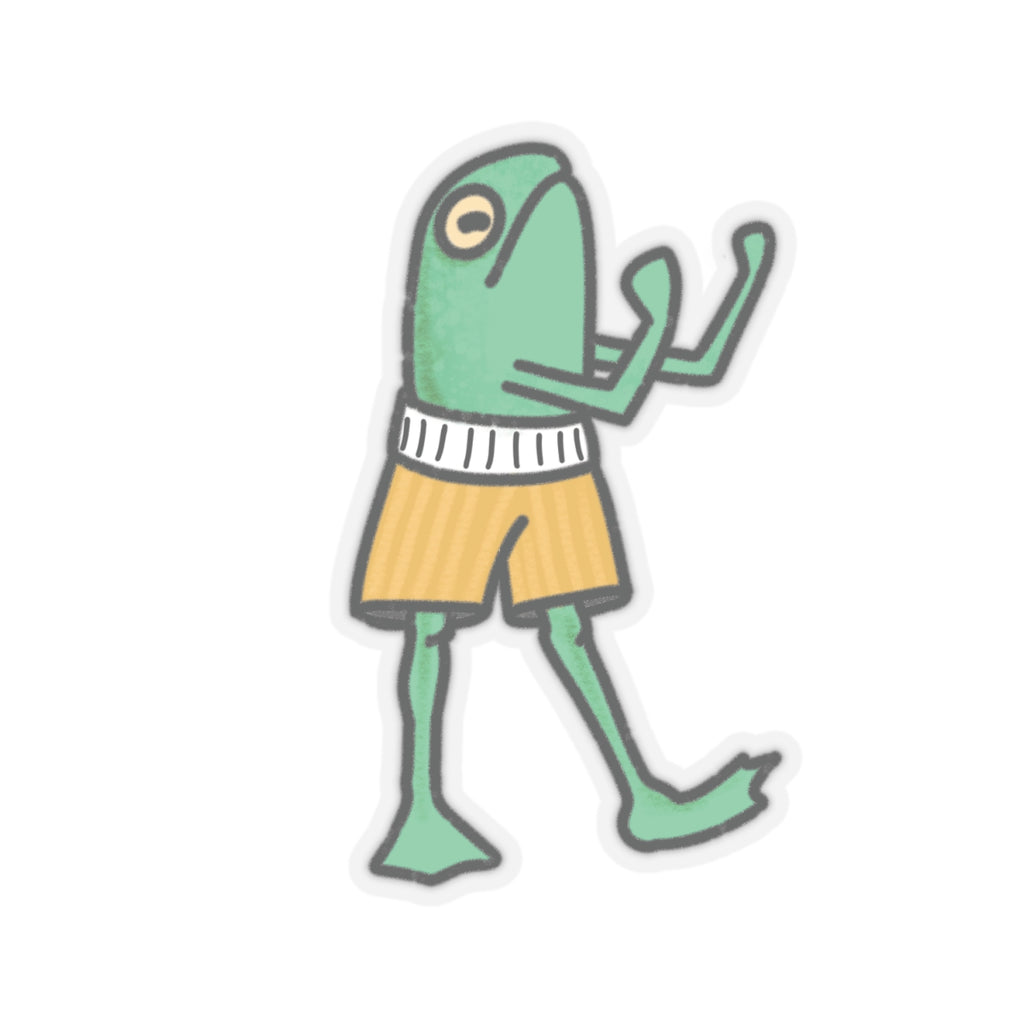 Frog Boxer Sticker