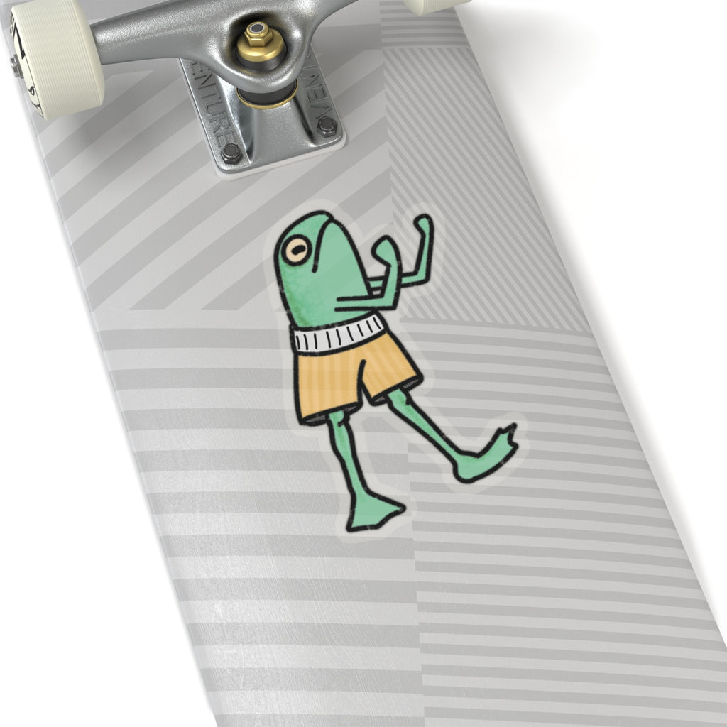 Frog Boxer Sticker