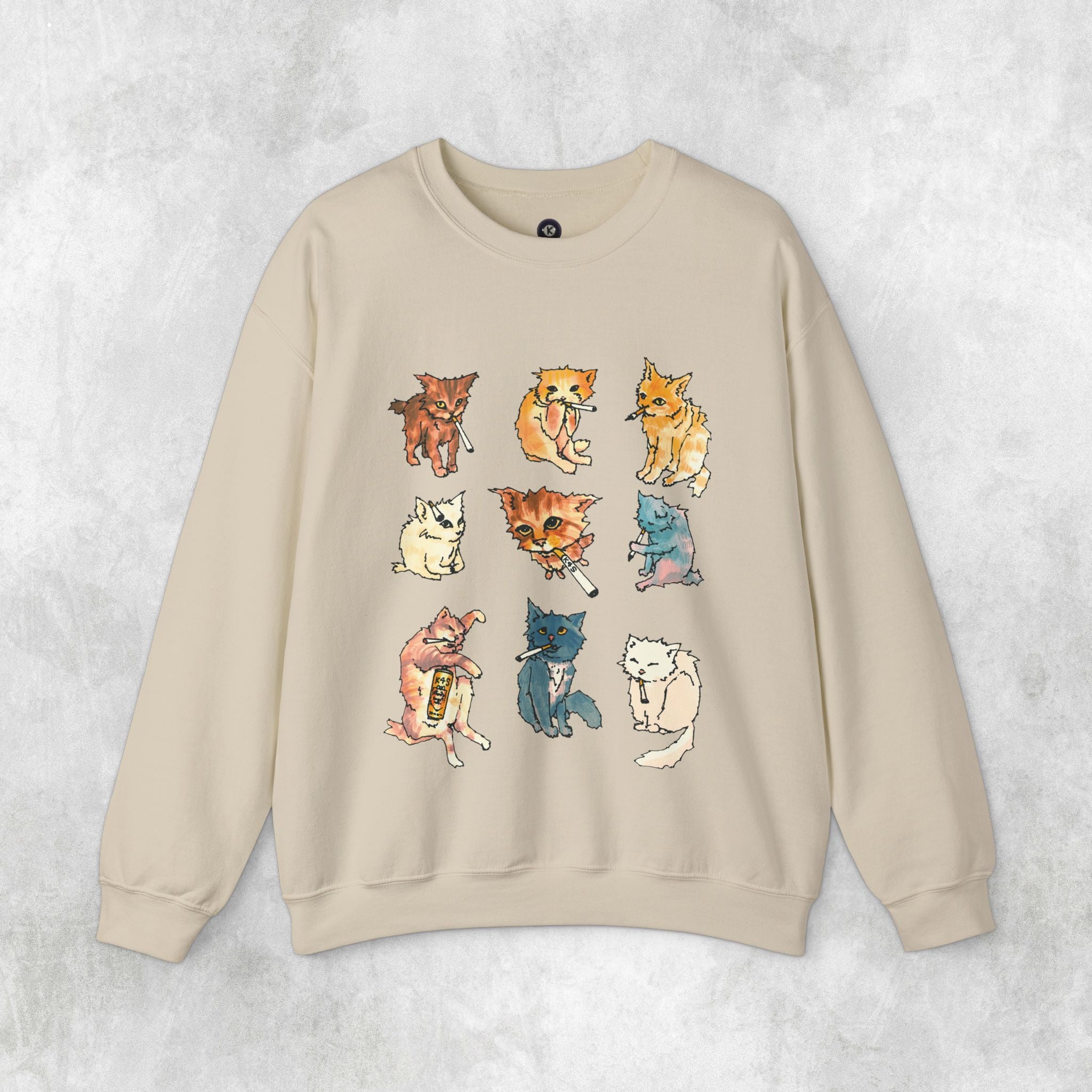 Kitty Ciggy Gang Sweater
