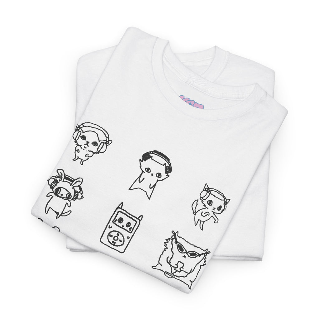 Headphone Cats Tee