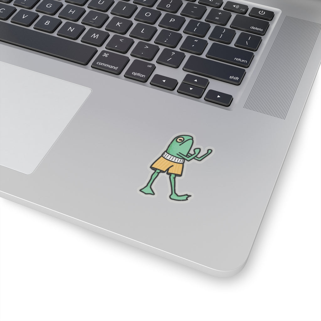 Frog Boxer Sticker