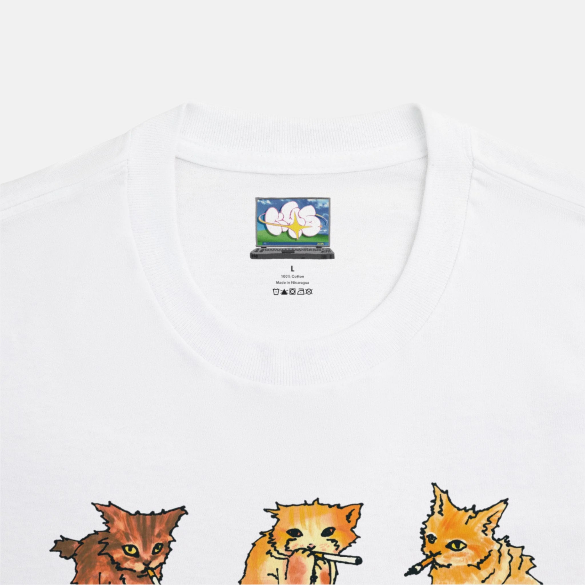 Kitty Ciggy Gang Tee