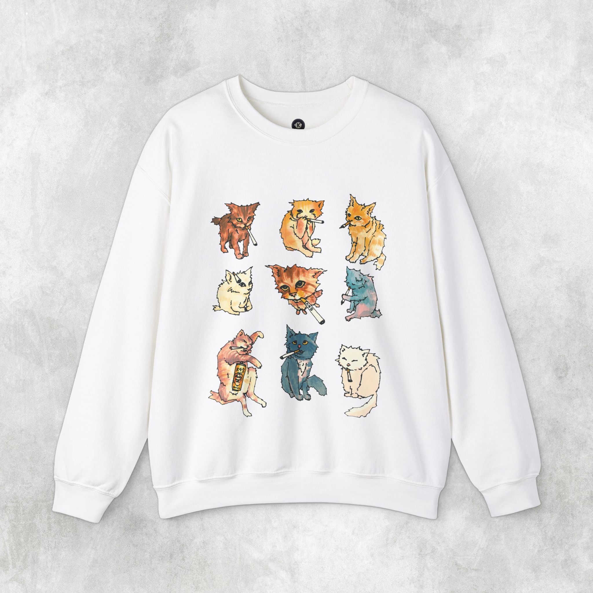 Kitty Ciggy Gang Sweater