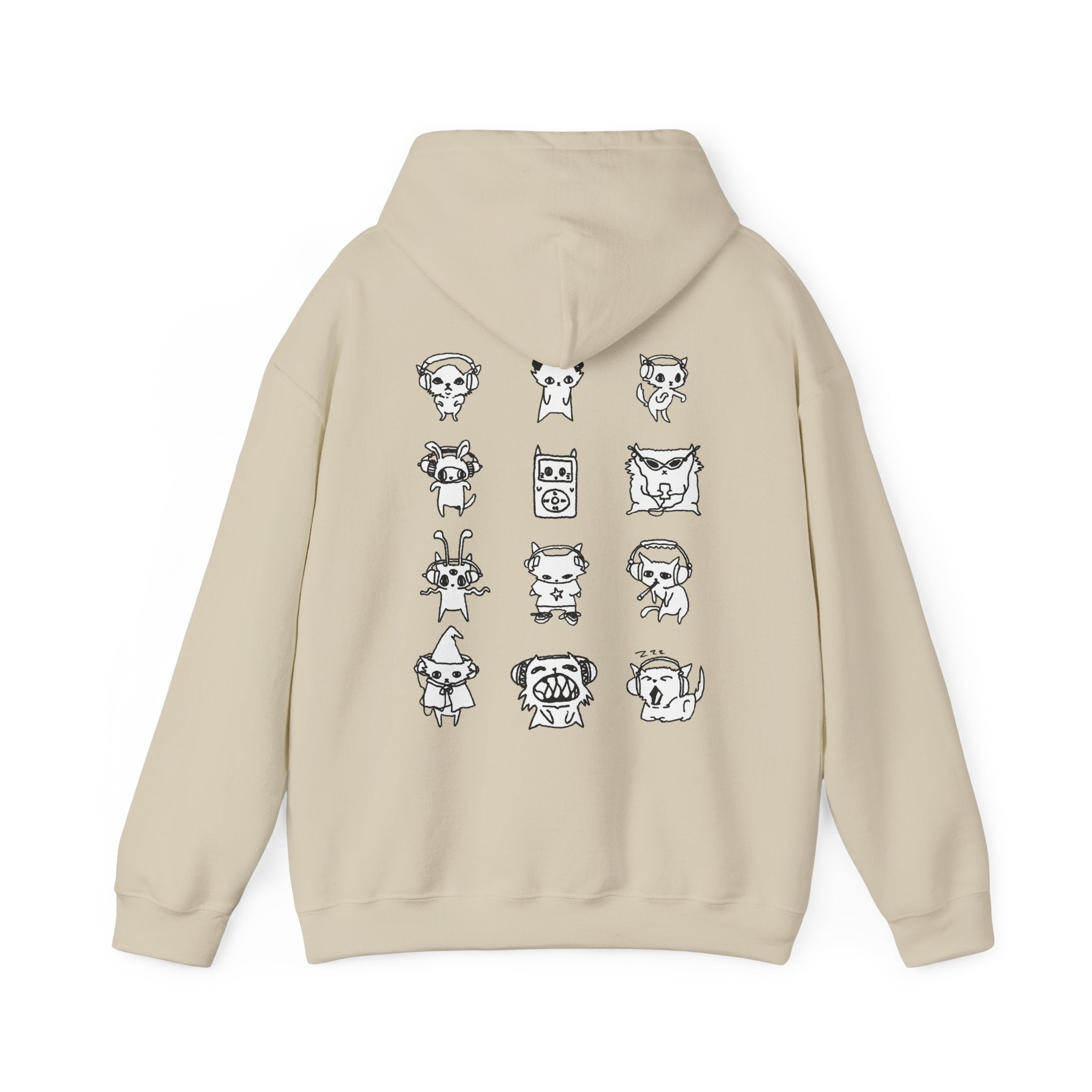 Headphone Cat Hoodie