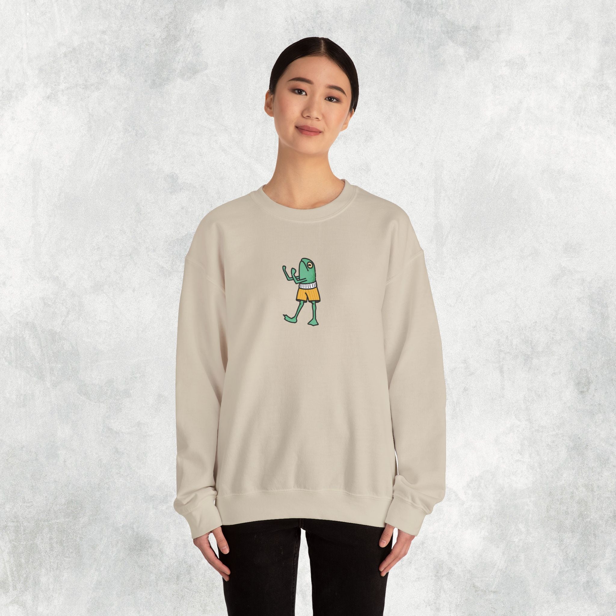Frog Boxer Opposite Sweater