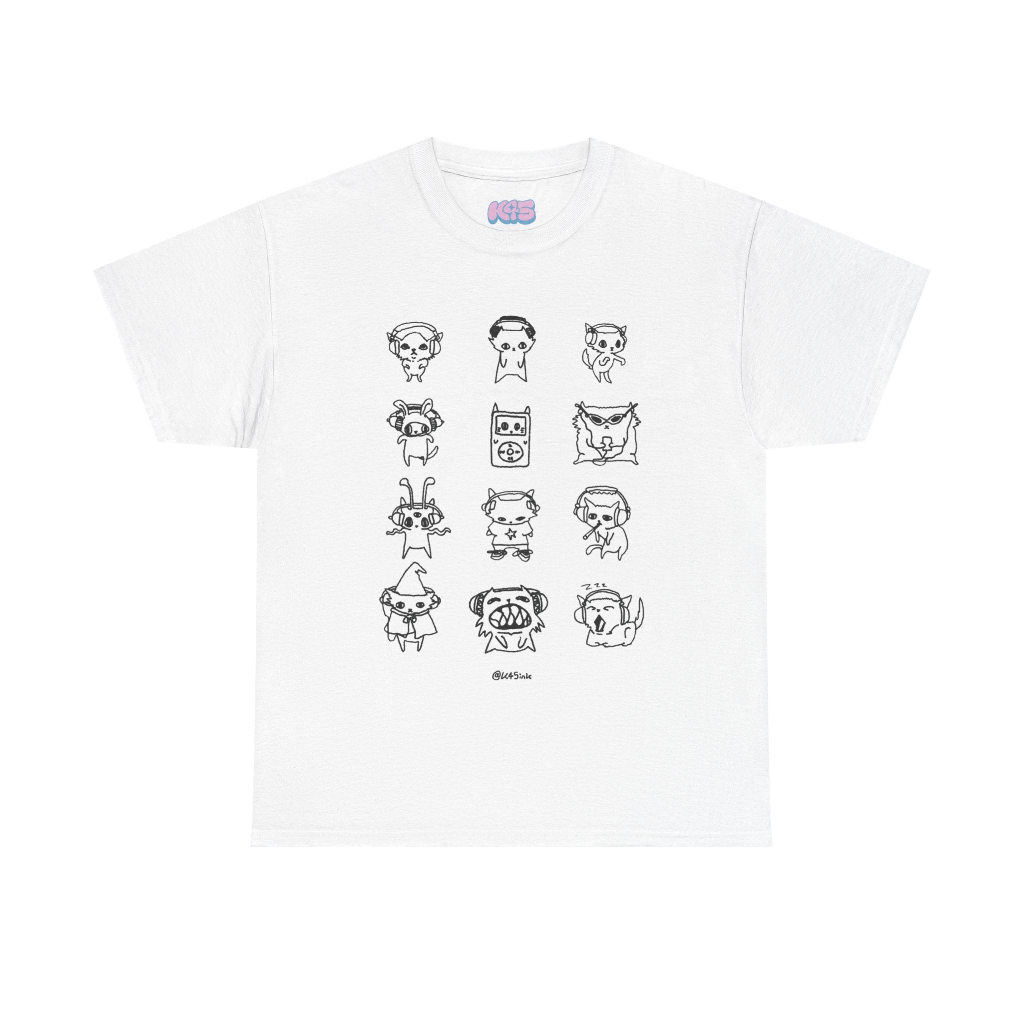 Headphone Cats Tee