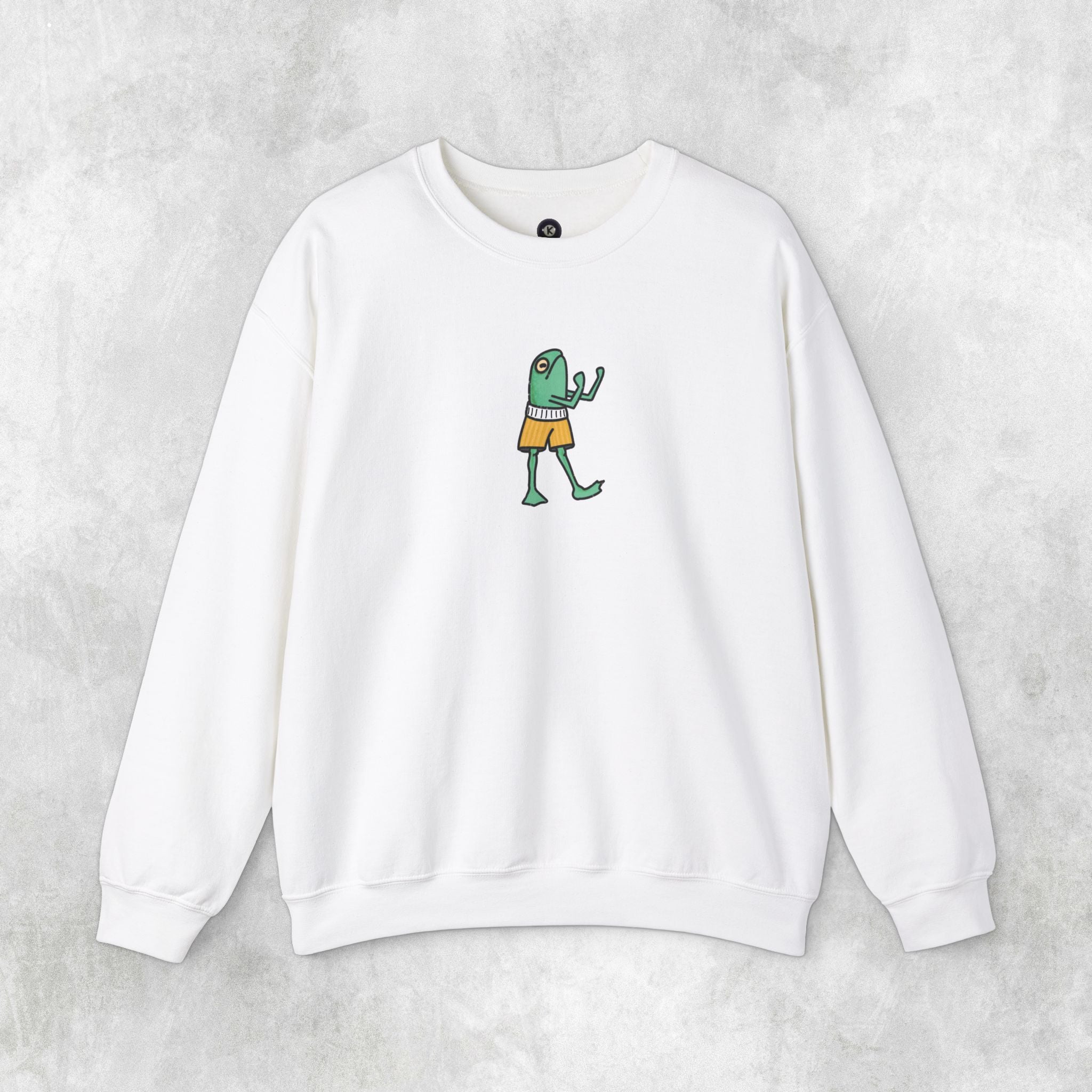 Frog Boxer Print Sweater