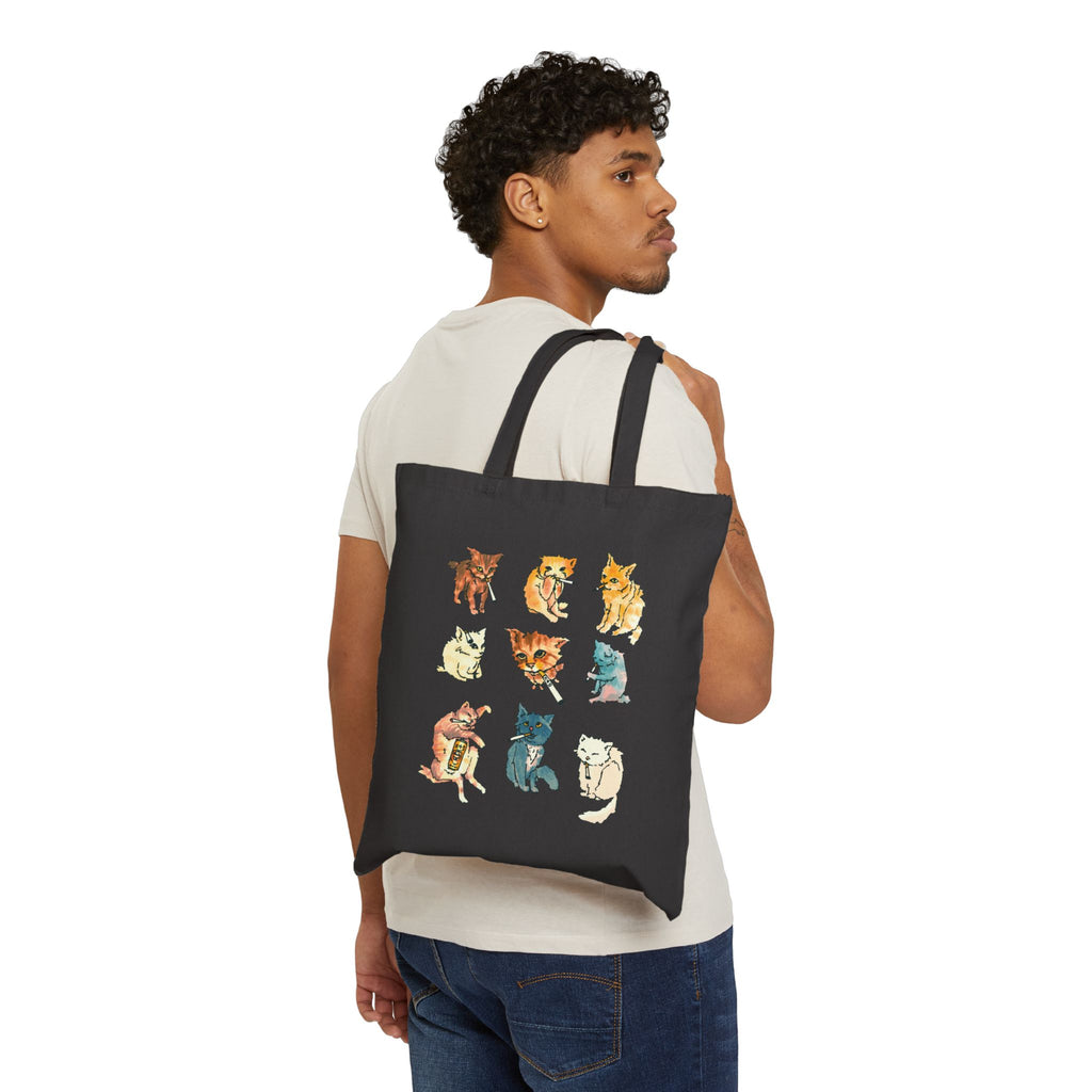 Mega Cig Cat Tote Bag