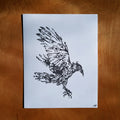 Uzumaki Crow Signed Print