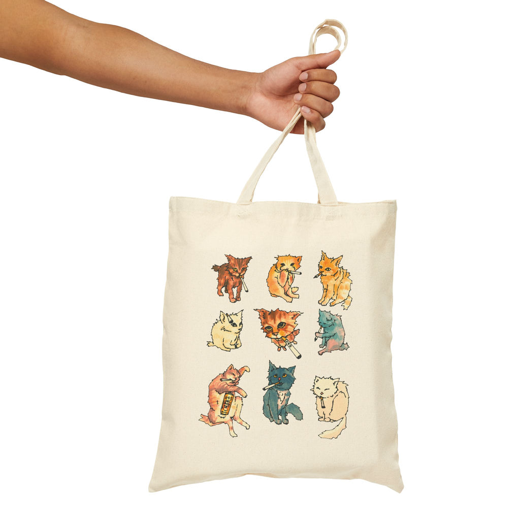 Mega Cig Cat Tote Bag
