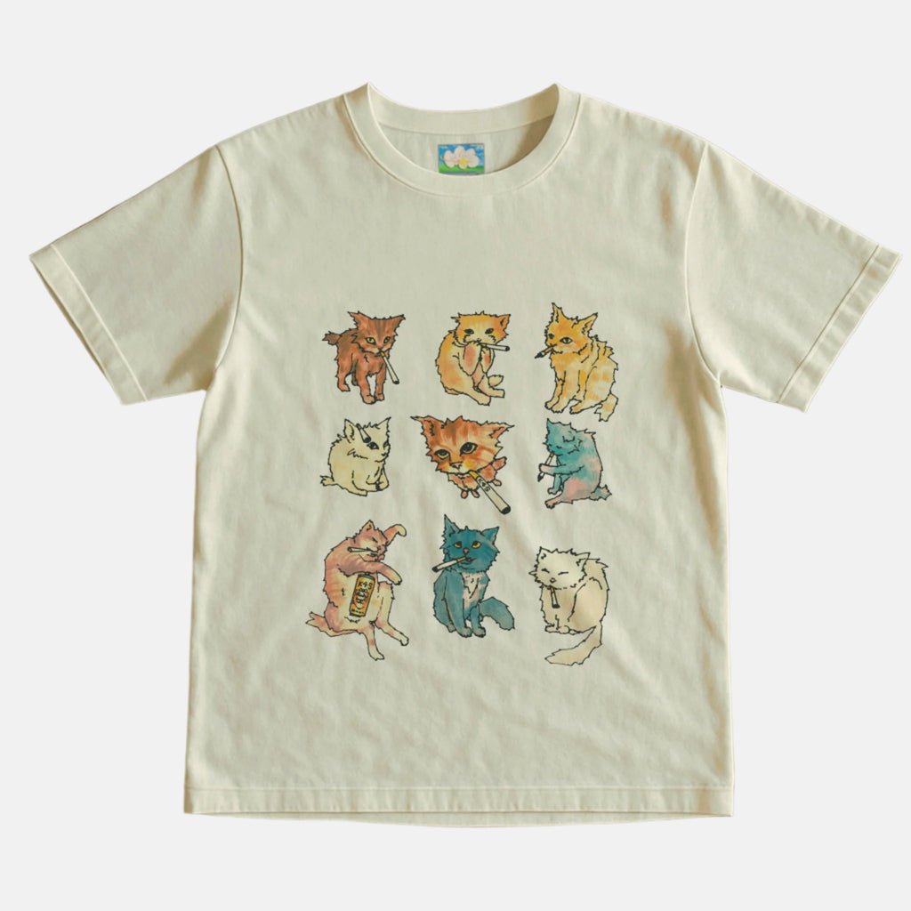 Kitty Ciggy Gang Tee