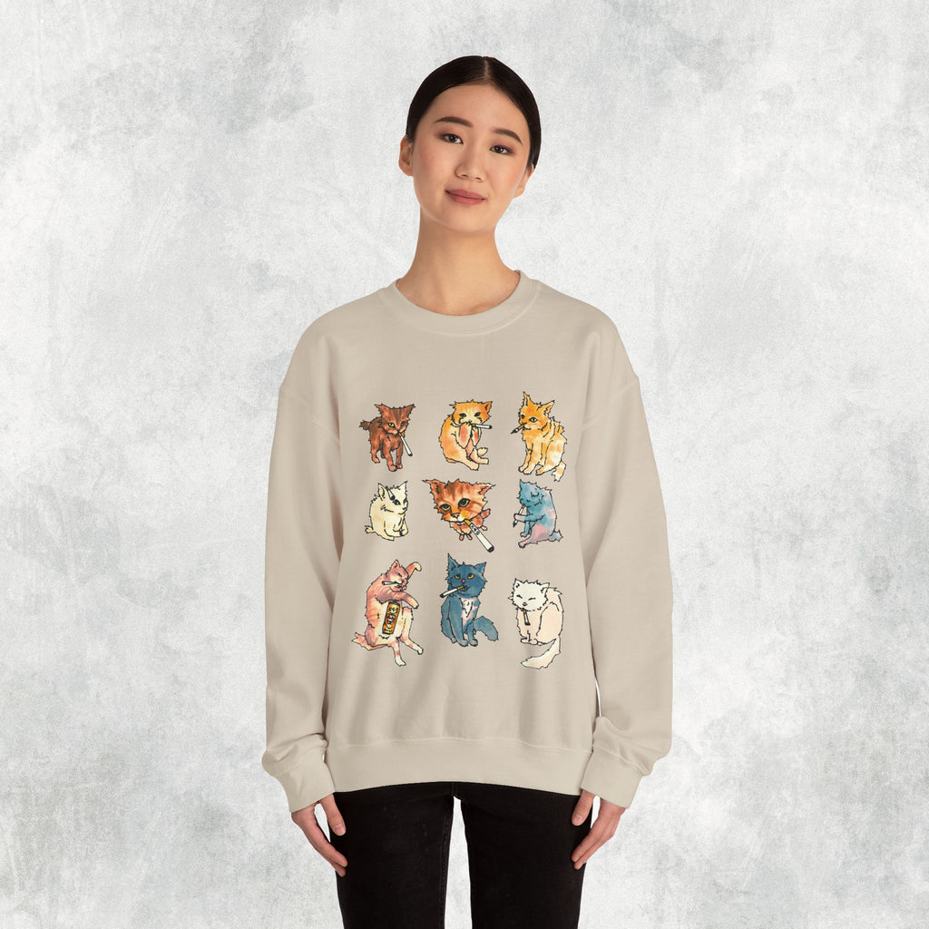 Kitty Ciggy Gang Sweater