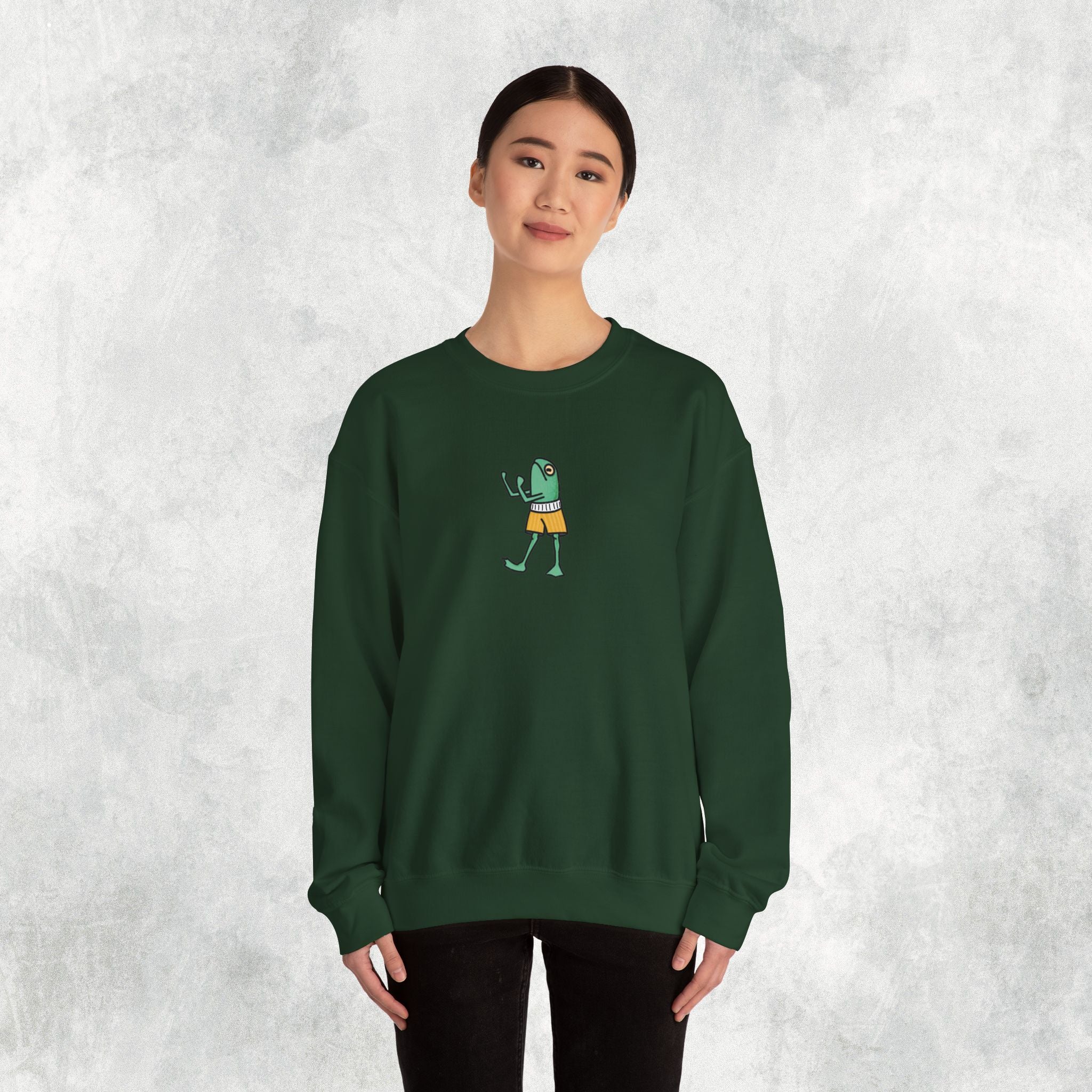Frog Boxer Opposite Sweater