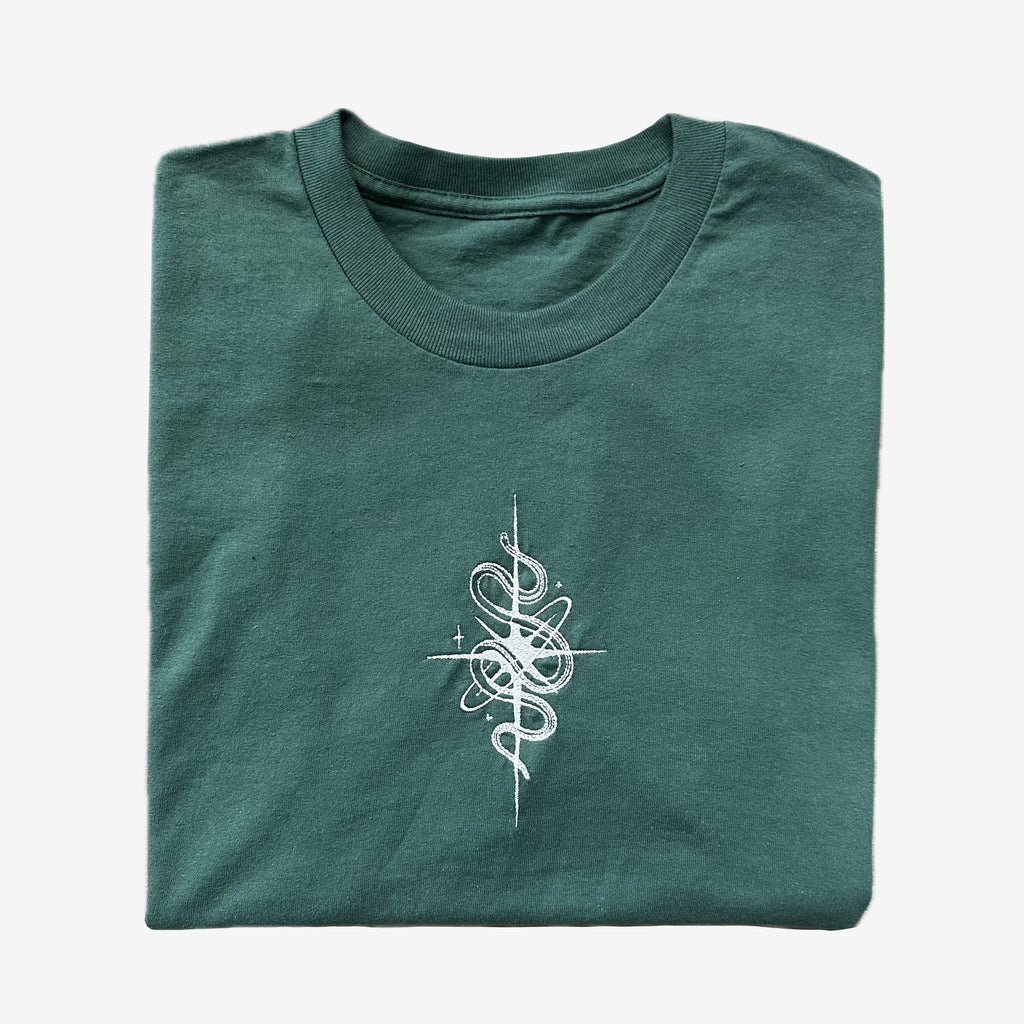 Soul Serpent Heavy Embroidered Tee