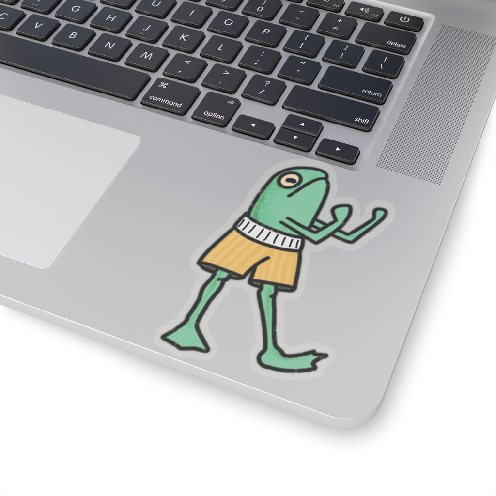 Frog Boxer Sticker