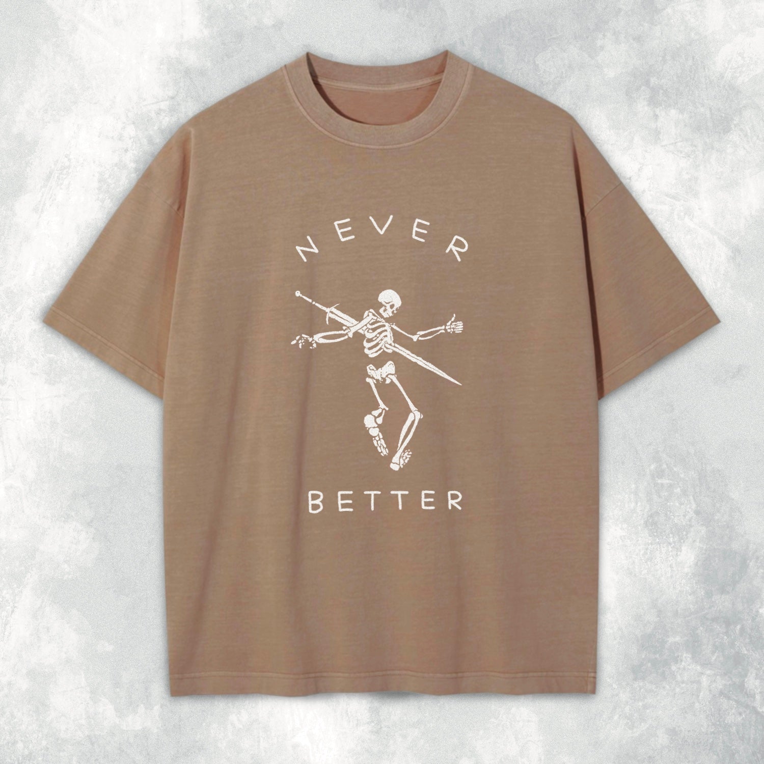 Never Better Skele Heavyweight Tee