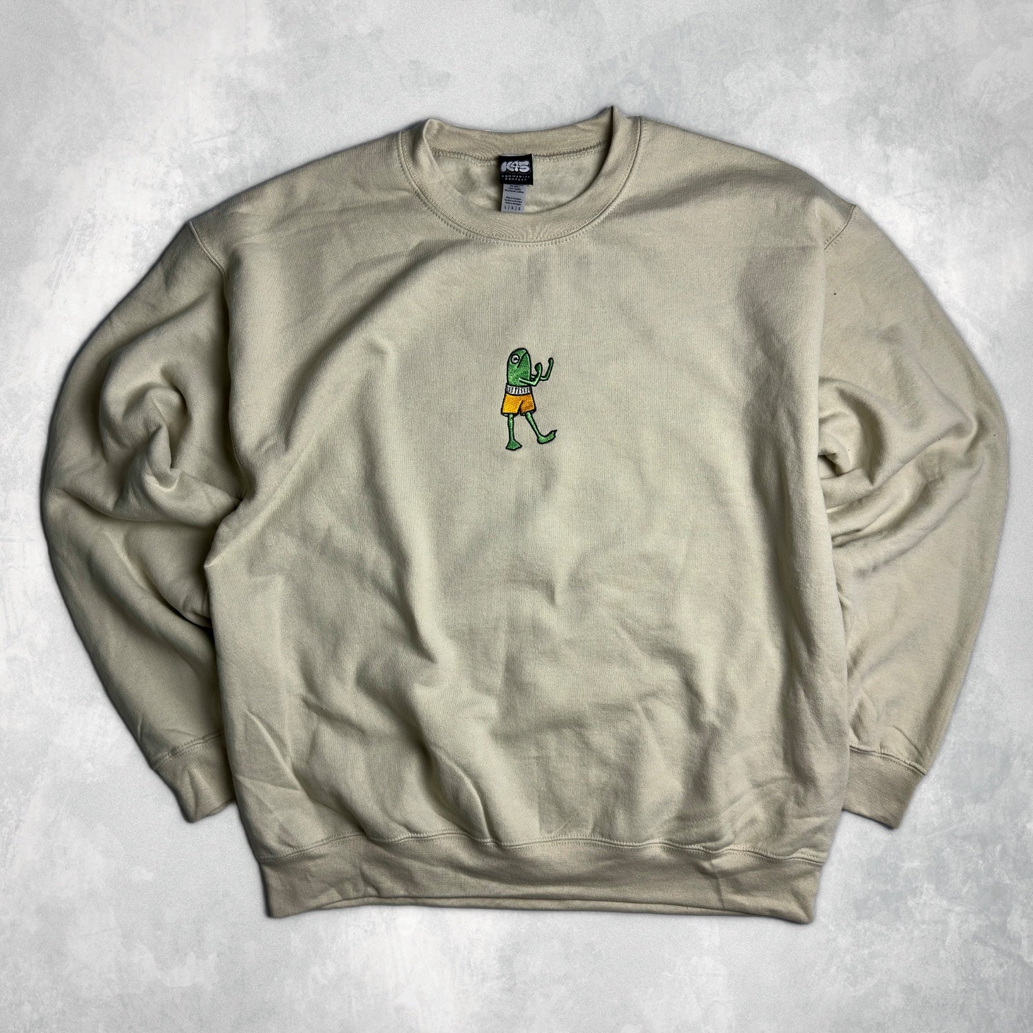Frog Boxer Embroidered Sweater