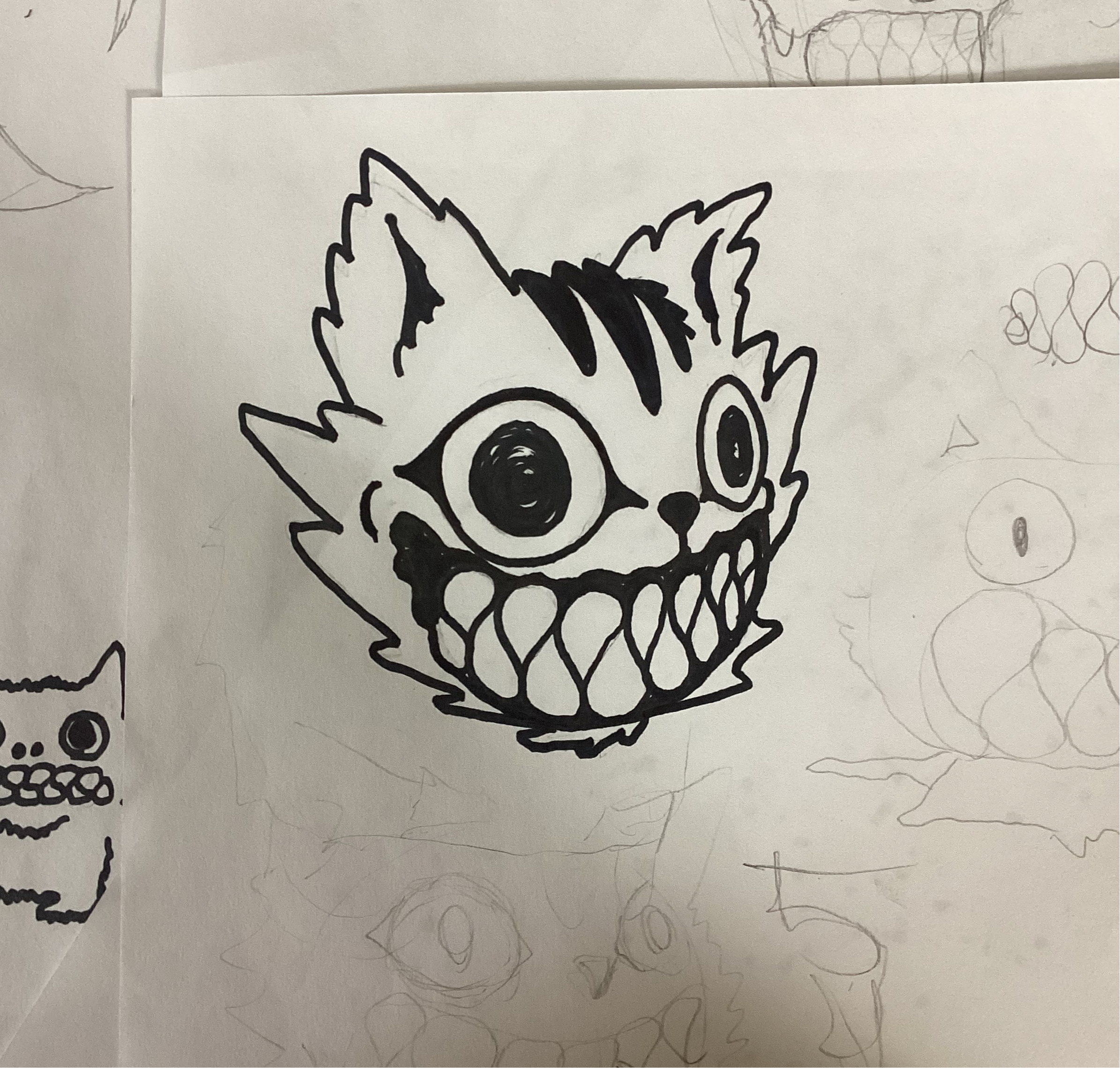 Sharpie Cat Tee