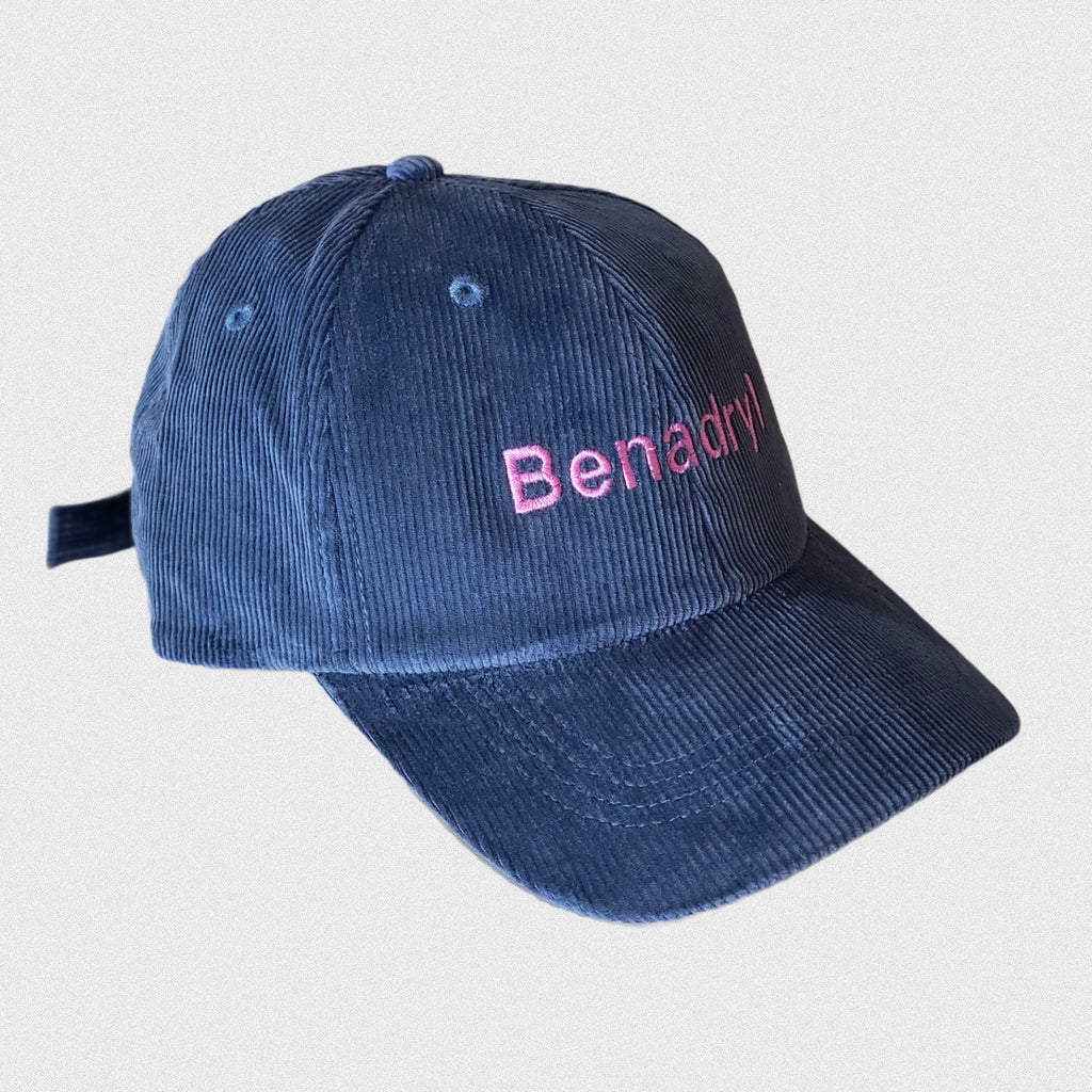 Retro Corduroy Benadryl hat