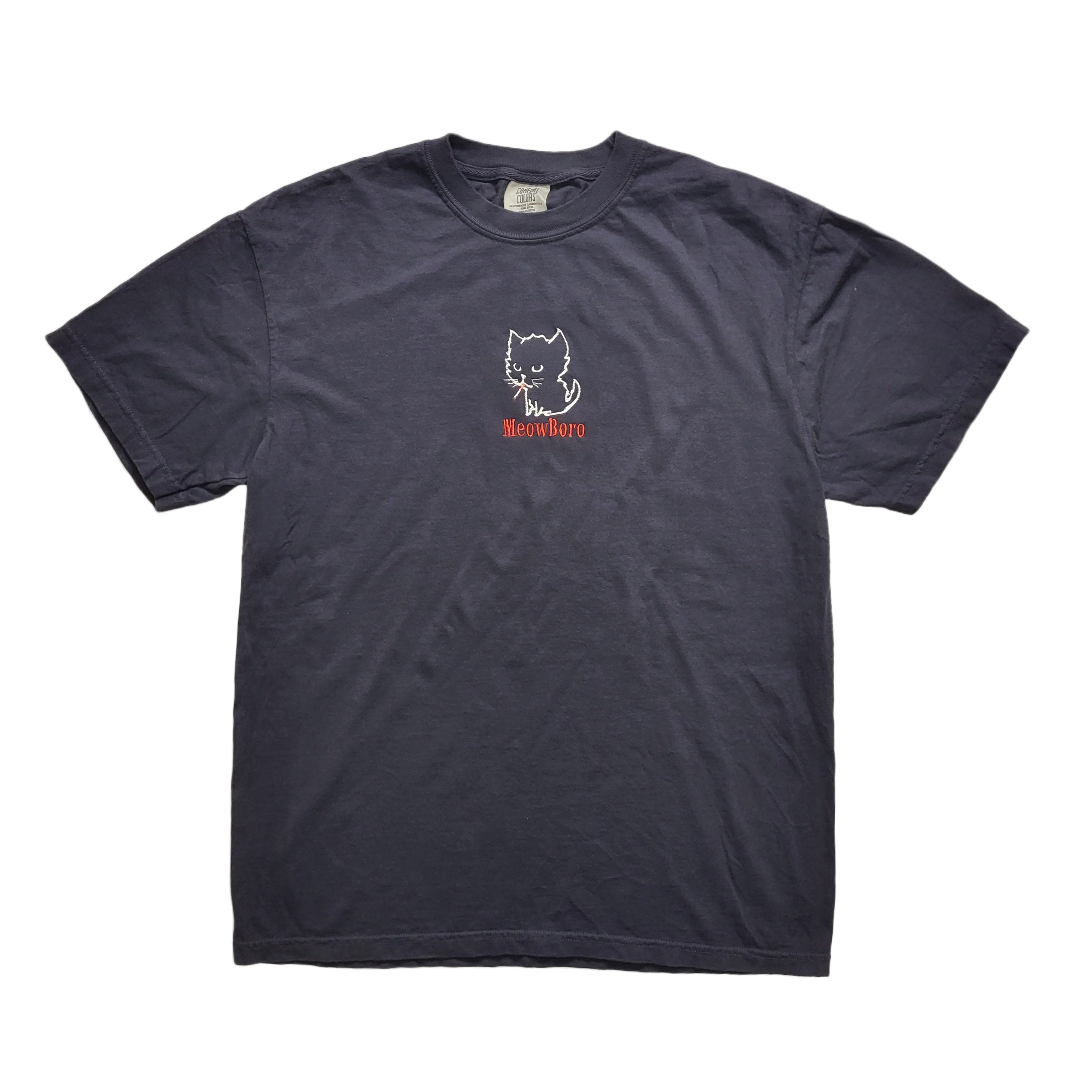 Meowboro Heavyweight Embroidered Tee
