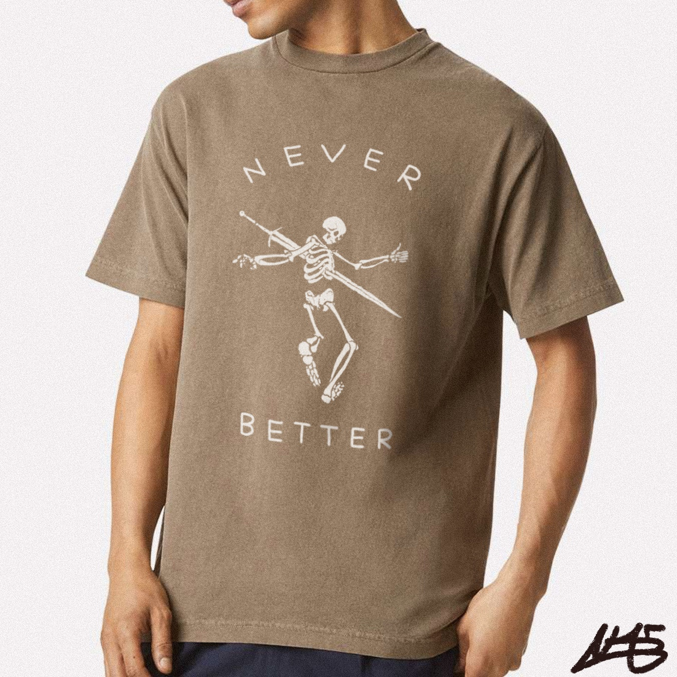 Never Better Skele Heavyweight Tee