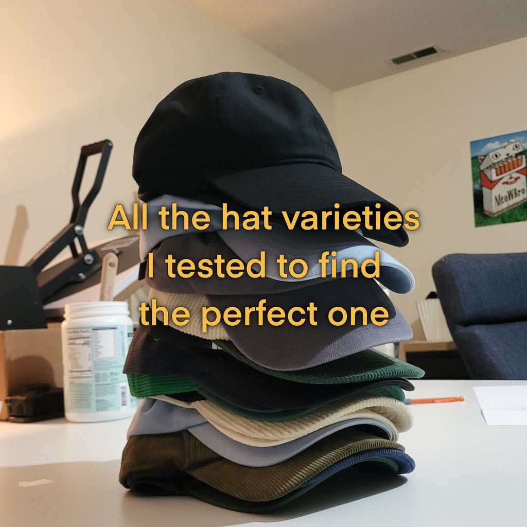 Retro Corduroy Benadryl hat