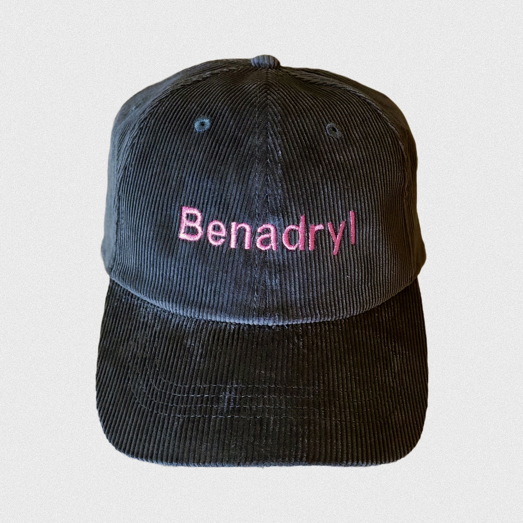 Retro Corduroy Benadryl hat