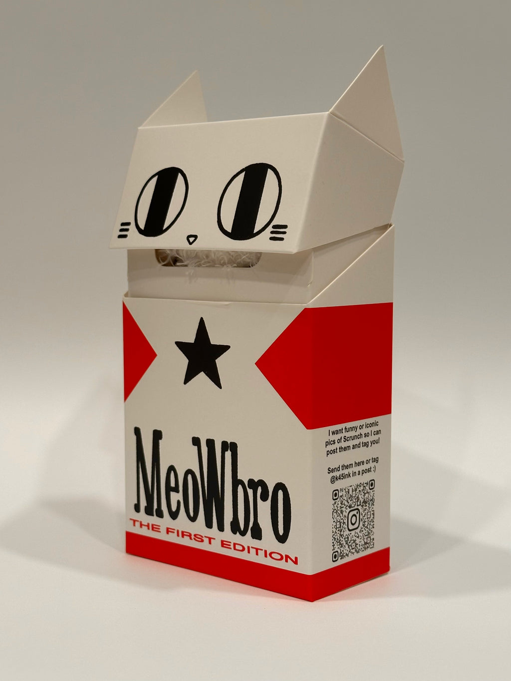 MeowBro Scrunch Plush