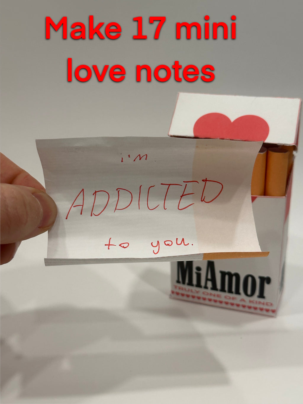 Valentines Card Cig Template