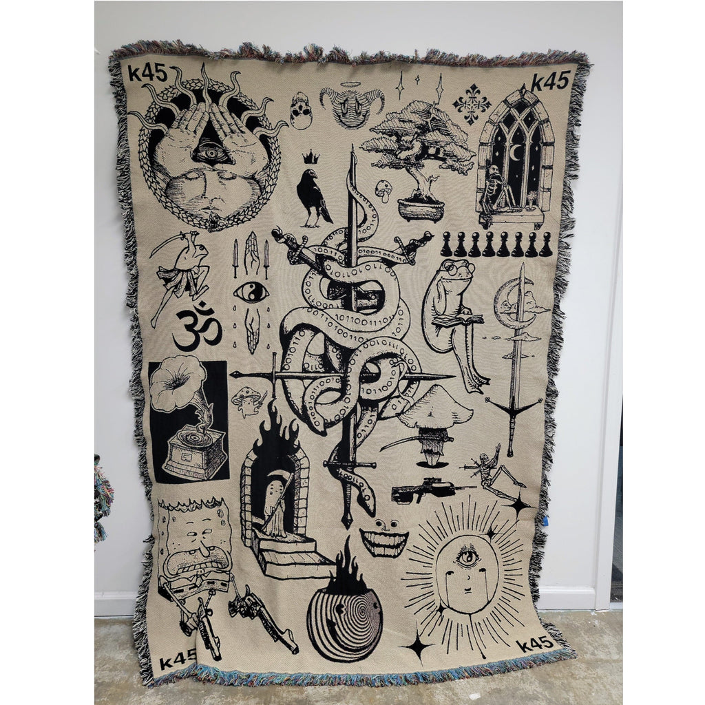 Signature Patchwork Woven Blanket